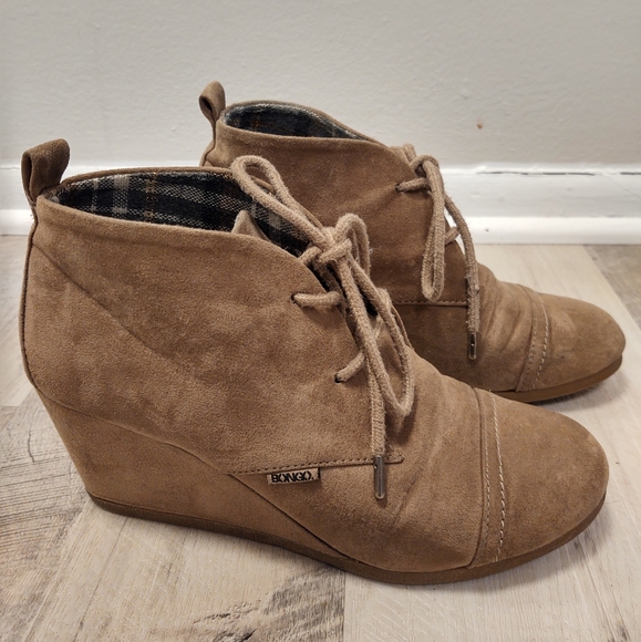 Bongo Taupe Booties - Picture 1 of 6
